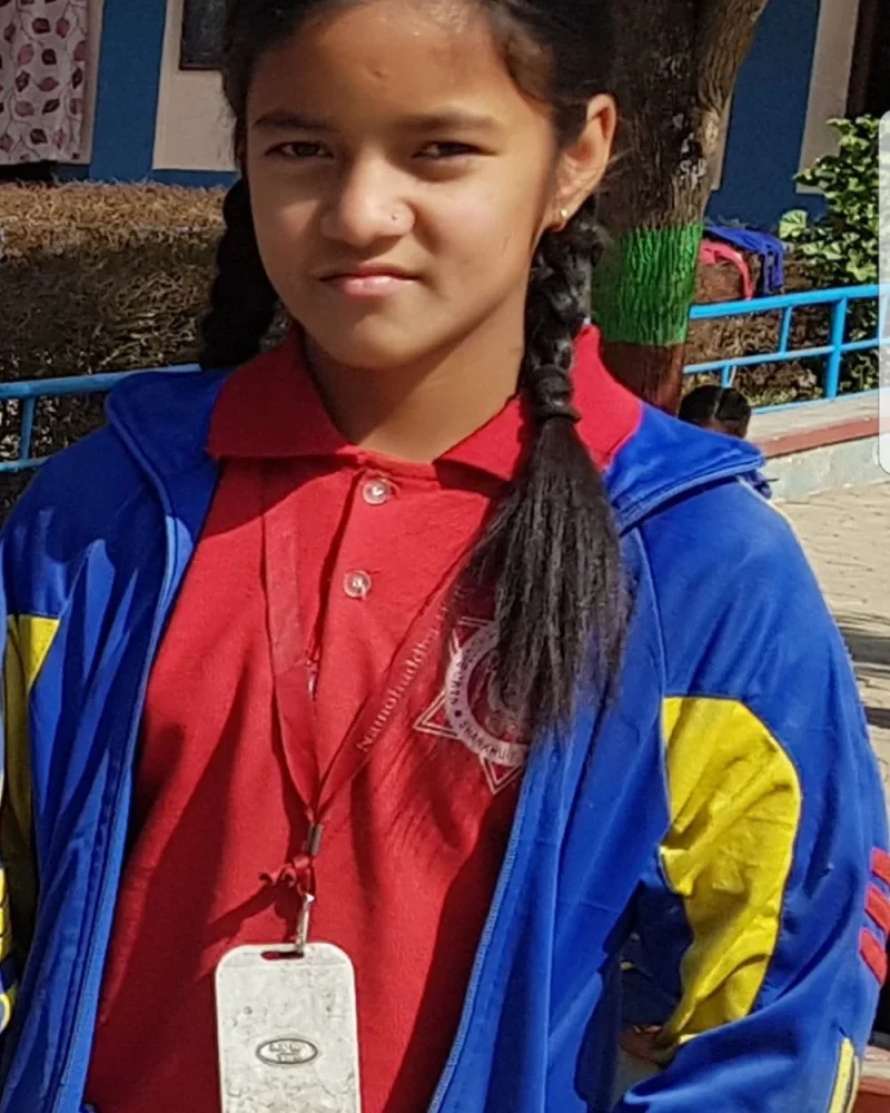 Puja, a child supported by The Alain Rouveure Nepal Fund
